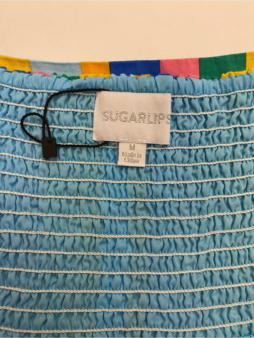 Sugarlips Tiered Stripe Skirt/Ruffled Layers (M, 16”-17.5”) Length 39.5” NWOT - Picture 5 of 5